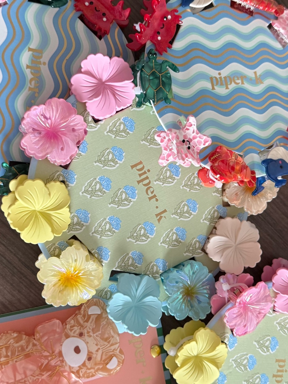Piper K flower hair clips hair accessory TikTok viral - Picture 8 of 13